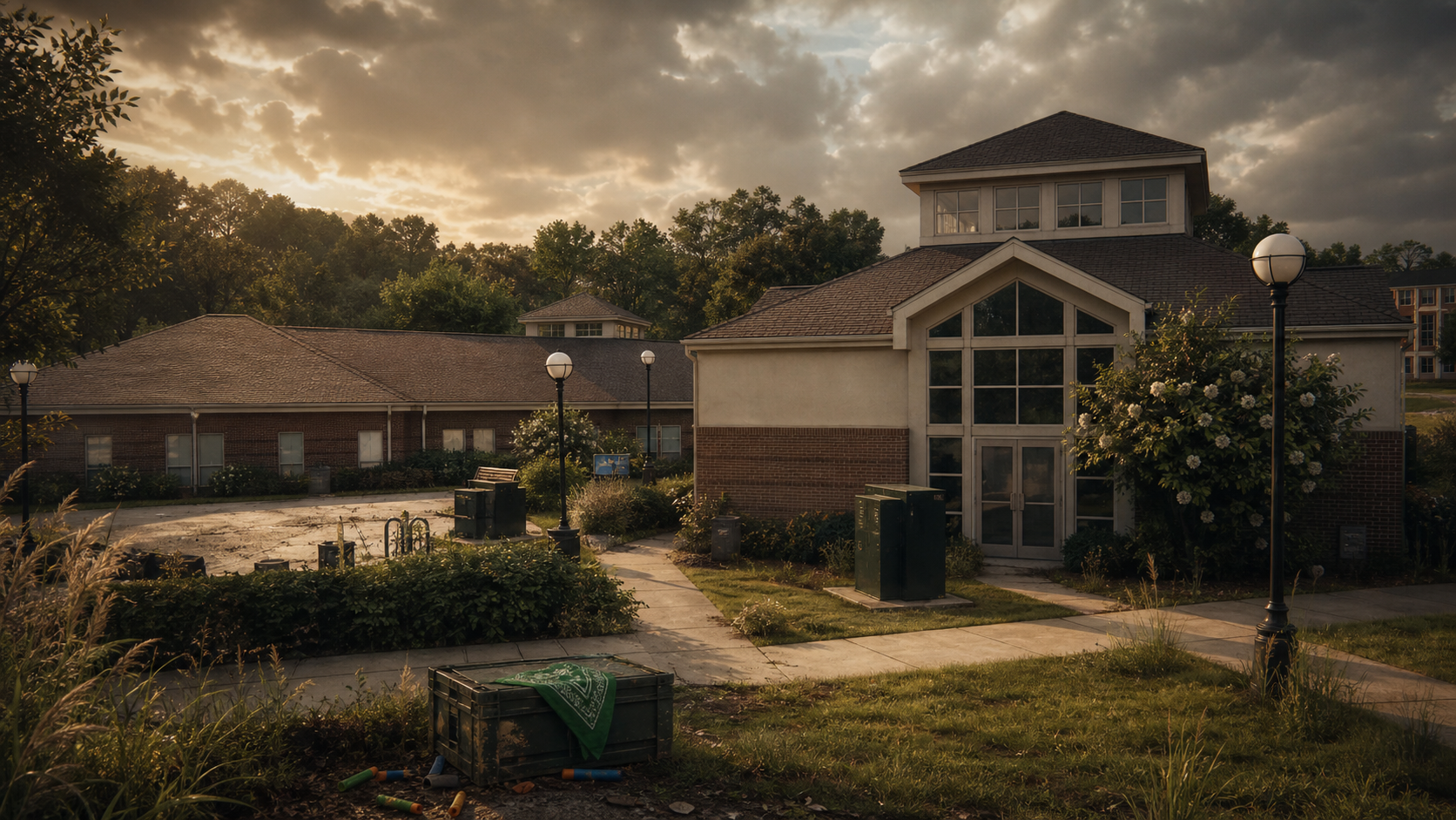 HVZ-styled exterior of the KSU Marietta Housing and Residence Life office