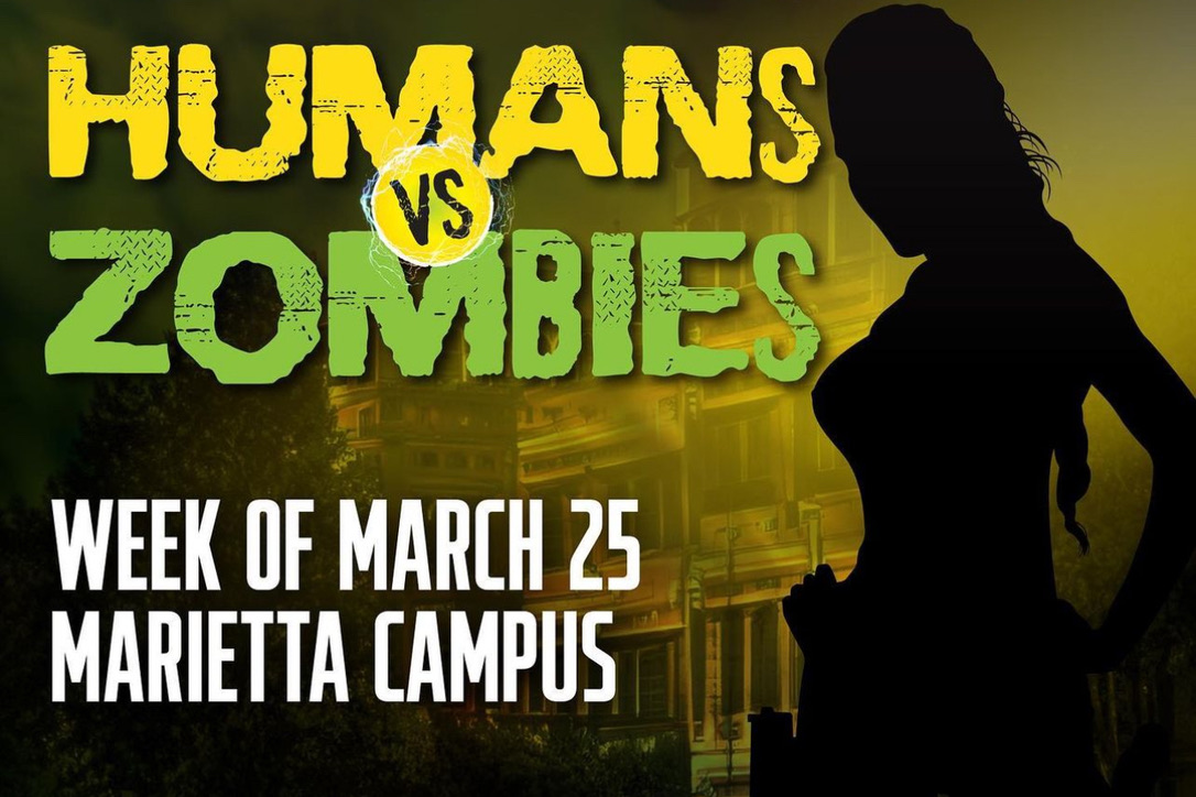 Humans vs Zombies promotional poster